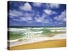 Beach at Hanalei Bay-James Randklev-Stretched Canvas