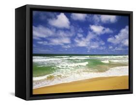 Beach at Hanalei Bay-James Randklev-Framed Stretched Canvas