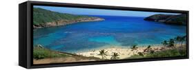 Beach at Hanauma Bay Oahu Hawaii USA-null-Framed Stretched Canvas