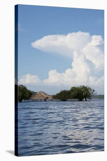 Beach at Height of the Wet Season, Alter Do Chao, Amazon, Brazil-Cindy Miller Hopkins-Stretched Canvas