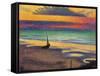 Beach at Heist-Georges Lemmen-Framed Stretched Canvas