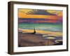 Beach at Heist-Georges Lemmen-Framed Art Print