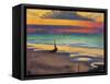 Beach at Heist-Georges Lemmen-Framed Stretched Canvas