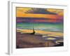 Beach at Heist-Georges Lemmen-Framed Art Print