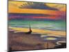 Beach at Heist-Georges Lemmen-Mounted Art Print