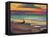 Beach at Heist-Georges Lemmen-Framed Stretched Canvas