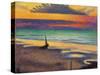 Beach at Heist-Georges Lemmen-Stretched Canvas