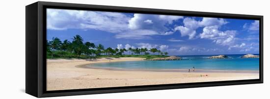 Beach at Ko Olina Resort Oahu Hawaii USA-null-Framed Stretched Canvas