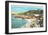 Beach at La Jolla Cove, San Diego, California-null-Framed Art Print