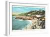 Beach at La Jolla Cove, San Diego, California-null-Framed Art Print