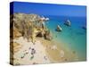 Beach at Lagos, Algarve, Portugal, Europe-Papadopoulos Sakis-Stretched Canvas