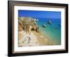 Beach at Lagos, Algarve, Portugal, Europe-Papadopoulos Sakis-Framed Photographic Print