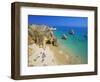 Beach at Lagos, Algarve, Portugal, Europe-Papadopoulos Sakis-Framed Photographic Print