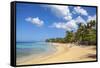 Beach at Las Terrenas, Samana Peninsula, Dominican Republic, West Indies, Caribbean-Jane Sweeney-Framed Stretched Canvas