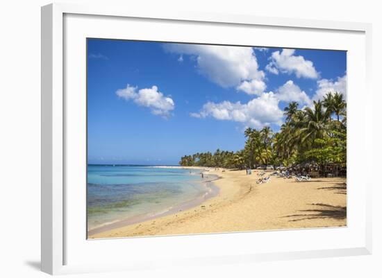 Beach at Las Terrenas, Samana Peninsula, Dominican Republic, West Indies, Caribbean-Jane Sweeney-Framed Photographic Print