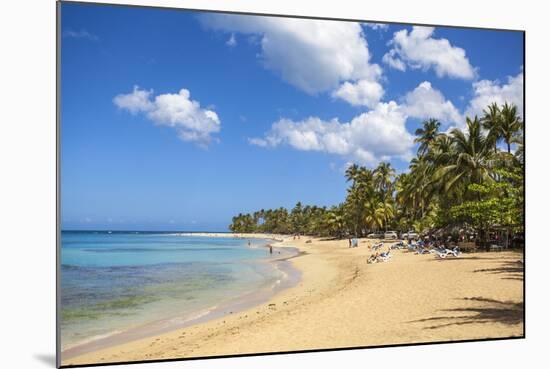 Beach at Las Terrenas, Samana Peninsula, Dominican Republic, West Indies, Caribbean-Jane Sweeney-Mounted Photographic Print