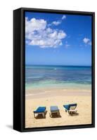 Beach at Las Terrenas, Samana Peninsula, Dominican Republic, West Indies, Caribbean-Jane Sweeney-Framed Stretched Canvas