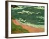 Beach at Le Pouldu, 1889-Paul Gauguin-Framed Giclee Print