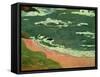 Beach at Le Pouldu, 1889-Paul Gauguin-Framed Stretched Canvas