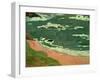 Beach at Le Pouldu, 1889-Paul Gauguin-Framed Giclee Print