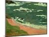 Beach at Le Pouldu, 1889-Paul Gauguin-Mounted Giclee Print