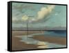 Beach at Low Tide, 1890-Frederick Milner-Framed Stretched Canvas