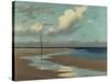 Beach at Low Tide, 1890-Frederick Milner-Stretched Canvas