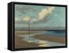 Beach at Low Tide, 1890-Frederick Milner-Framed Stretched Canvas