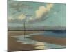 Beach at Low Tide, 1890-Frederick Milner-Mounted Giclee Print