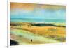 Beach at Low Tide-Edgar Degas-Framed Art Print