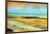 Beach at Low Tide-Edgar Degas-Framed Art Print