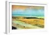 Beach at Low Tide-Edgar Degas-Framed Art Print