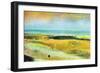 Beach At Low Tide-Edgar Degas-Framed Premium Giclee Print
