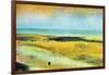 Beach At Low Tide-Edgar Degas-Framed Art Print