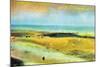 Beach At Low Tide-Edgar Degas-Mounted Art Print