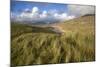 Beach at Luskentyre with Dune Grasses Blowing-Lee Frost-Mounted Photographic Print