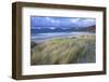 Beach at Luskentyre with Dune Grasses Blowing-Lee Frost-Framed Photographic Print