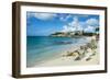 Beach at Maho Bay, Sint Maarten, West Indies, Caribbean, Central America-Michael Runkel-Framed Photographic Print