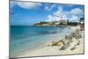 Beach at Maho Bay, Sint Maarten, West Indies, Caribbean, Central America-Michael Runkel-Mounted Photographic Print