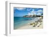 Beach at Maho Bay, Sint Maarten, West Indies, Caribbean, Central America-Michael Runkel-Framed Photographic Print