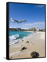 Beach at Maho Bay, St. Martin, Leeward Islands, West Indies-Gavin Hellier-Framed Stretched Canvas