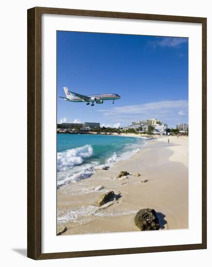 Beach at Maho Bay, St. Martin, Leeward Islands, West Indies-Gavin Hellier-Framed Photographic Print