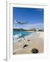 Beach at Maho Bay, St. Martin, Leeward Islands, West Indies-Gavin Hellier-Framed Photographic Print