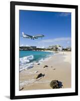 Beach at Maho Bay, St. Martin, Leeward Islands, West Indies-Gavin Hellier-Framed Photographic Print