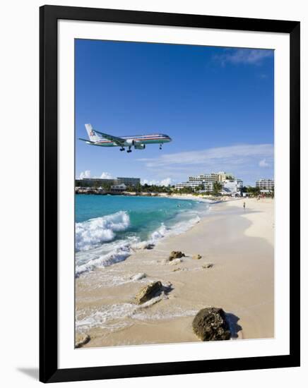 Beach at Maho Bay, St. Martin, Leeward Islands, West Indies-Gavin Hellier-Framed Photographic Print