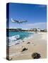 Beach at Maho Bay, St. Martin, Leeward Islands, West Indies-Gavin Hellier-Stretched Canvas