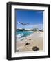 Beach at Maho Bay, St. Martin, Leeward Islands, West Indies-Gavin Hellier-Framed Photographic Print