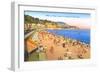 Beach at Nice, France-null-Framed Art Print