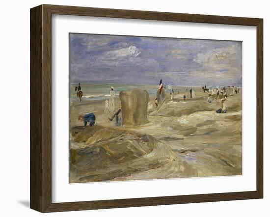 Beach at Noordwijk-Max Liebermann-Framed Giclee Print