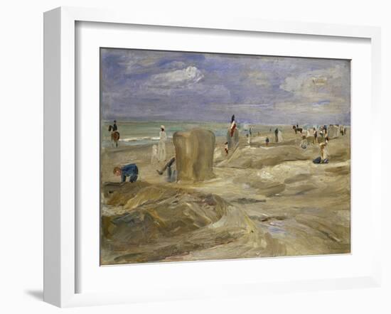 Beach at Noordwijk-Max Liebermann-Framed Giclee Print